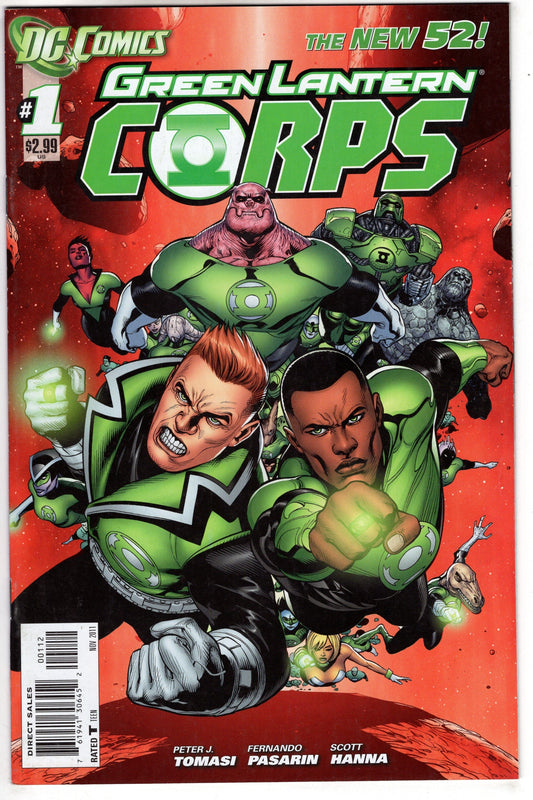 DC COMICS Comics FN/VF GREEN LANTERN CORPS #1 2ND PTG