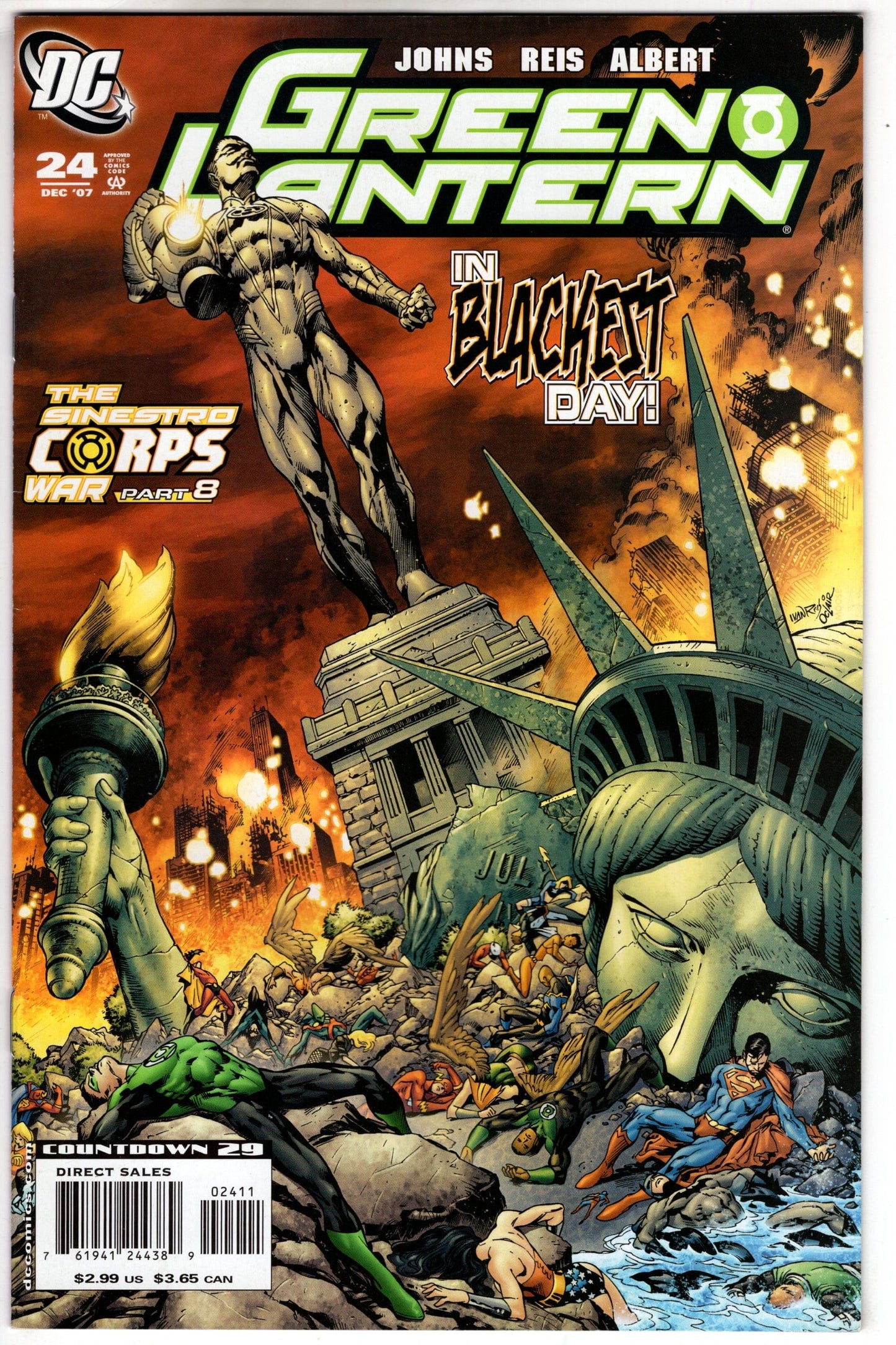 DC COMICS Comics GREEN LANTERN #24  (4TH SERIES)