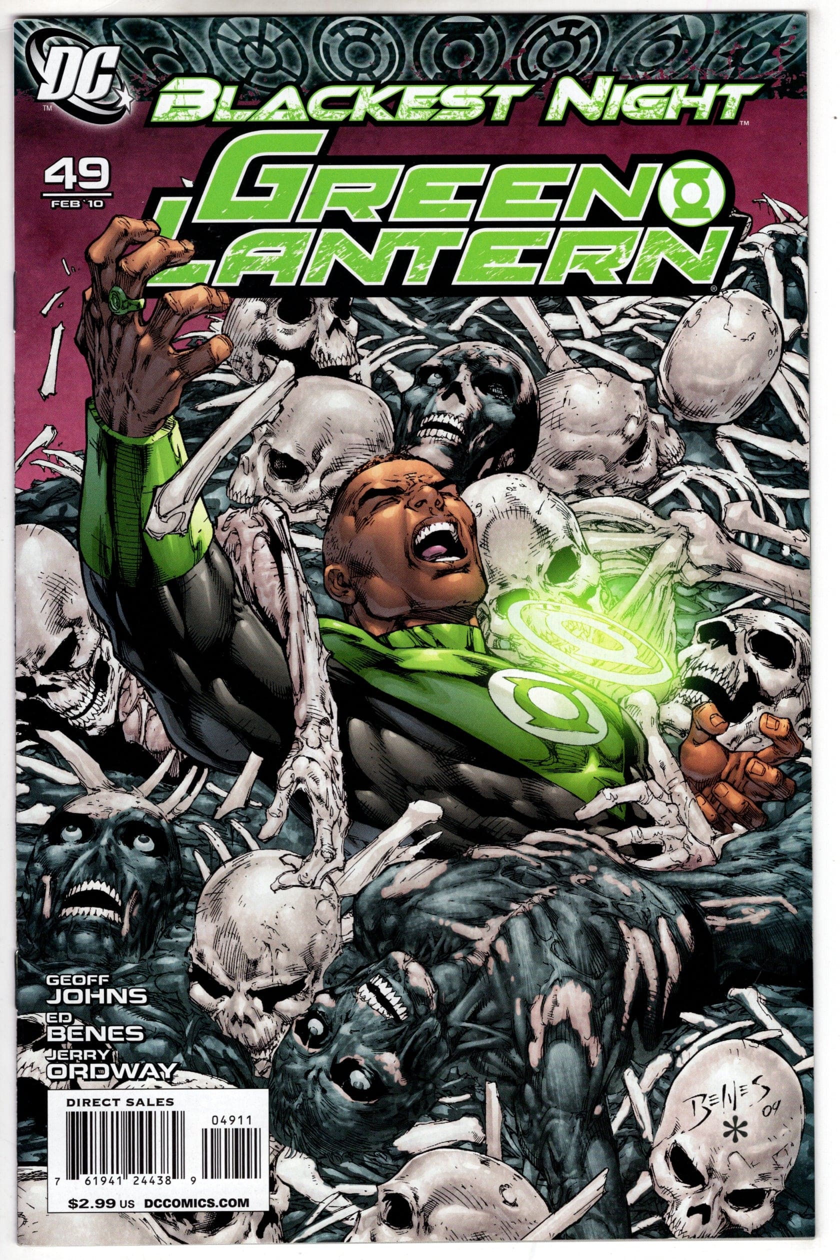 DC COMICS Comics GREEN LANTERN #49 (BLACKEST NIGHT)  (4TH SERIES)