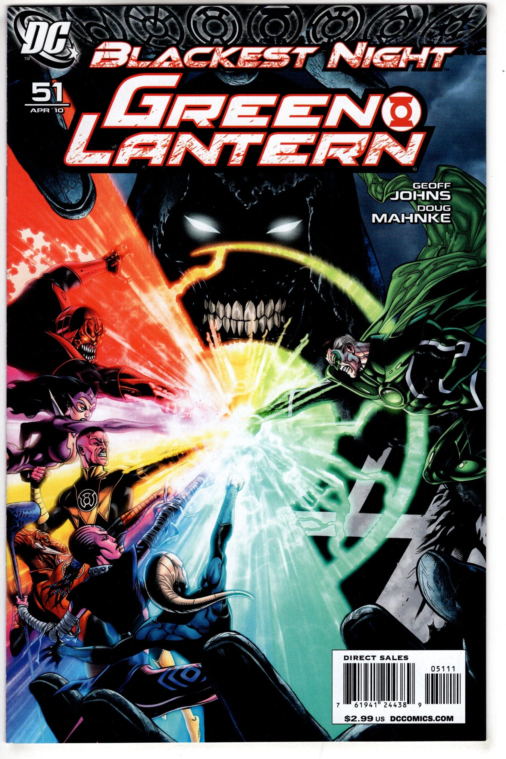 DC COMICS Comics GREEN LANTERN #51 (BLACKEST NIGHT)  (4TH SERIES)