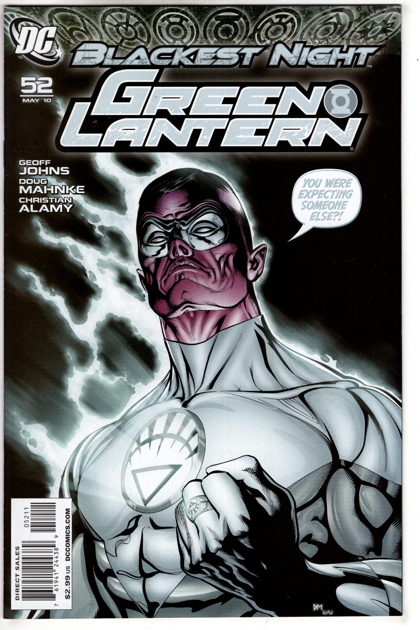 DC COMICS Comics GREEN LANTERN #52 (BLACKEST NIGHT)  (4TH SERIES)