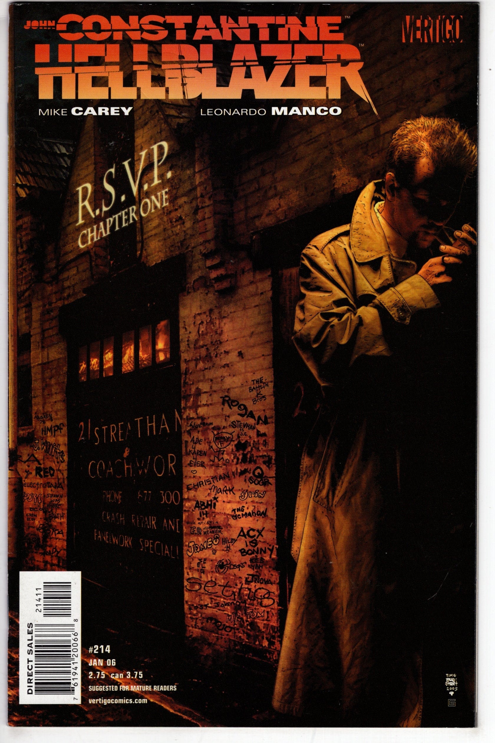 DC COMICS Comics HELLBLAZER #214 (MR)