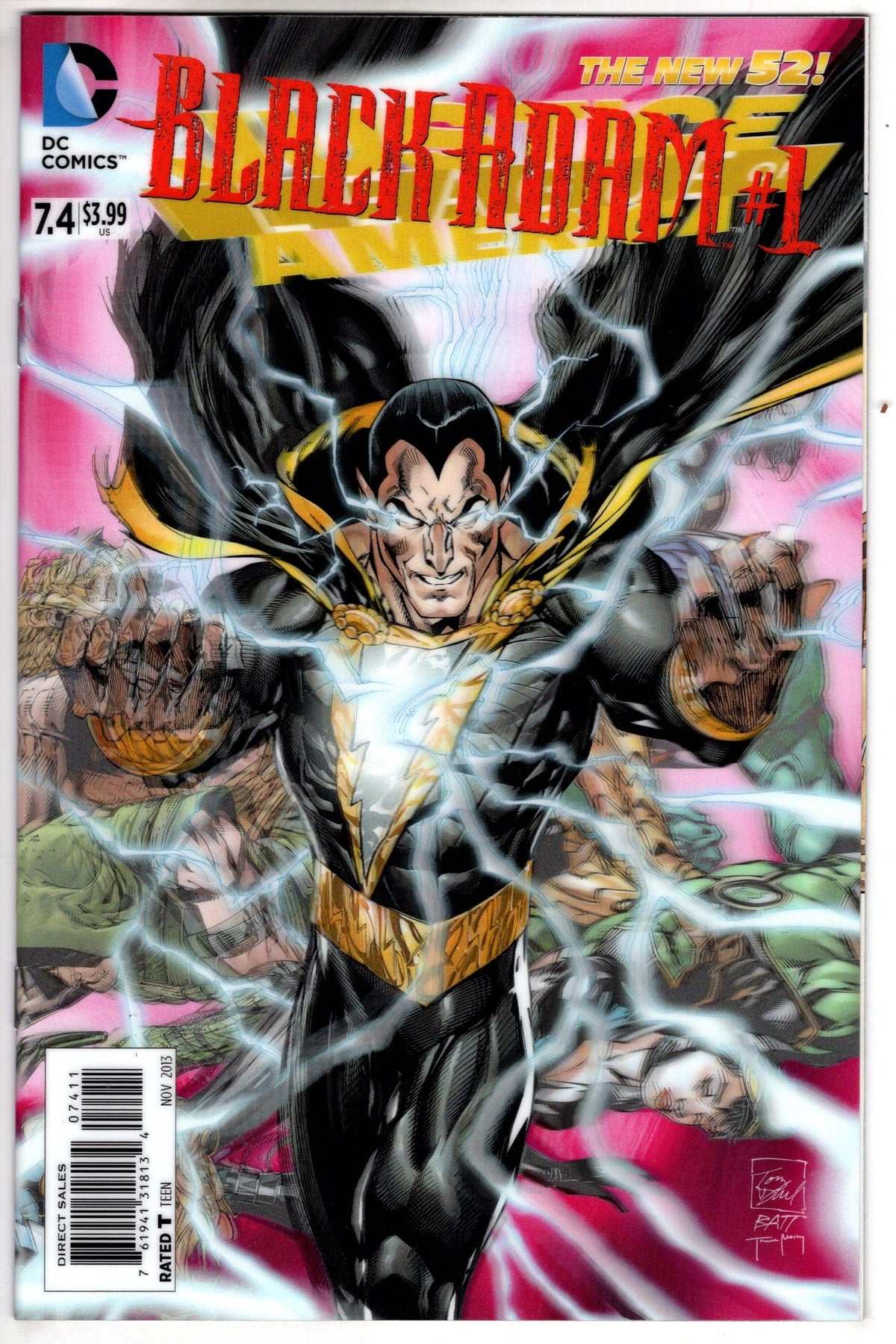 DC COMICS Comics JUSTICE LEAGUE OF AMERICA #7.4 BLACK ADAM