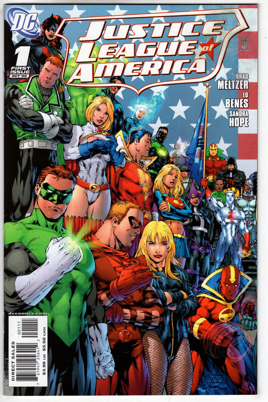DC COMICS Comics JUSTICE LEAGUE OF AMERICA COVER A #1 (2ND SERIES)