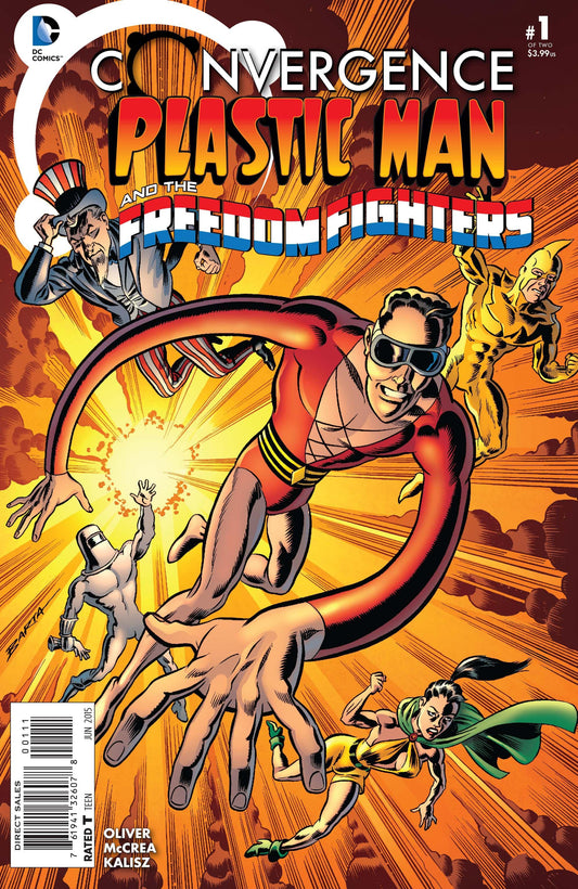 DC COMICS Comics NM CONVERGENCE PLASTIC MAN FREEDOM FIGHTERS #1