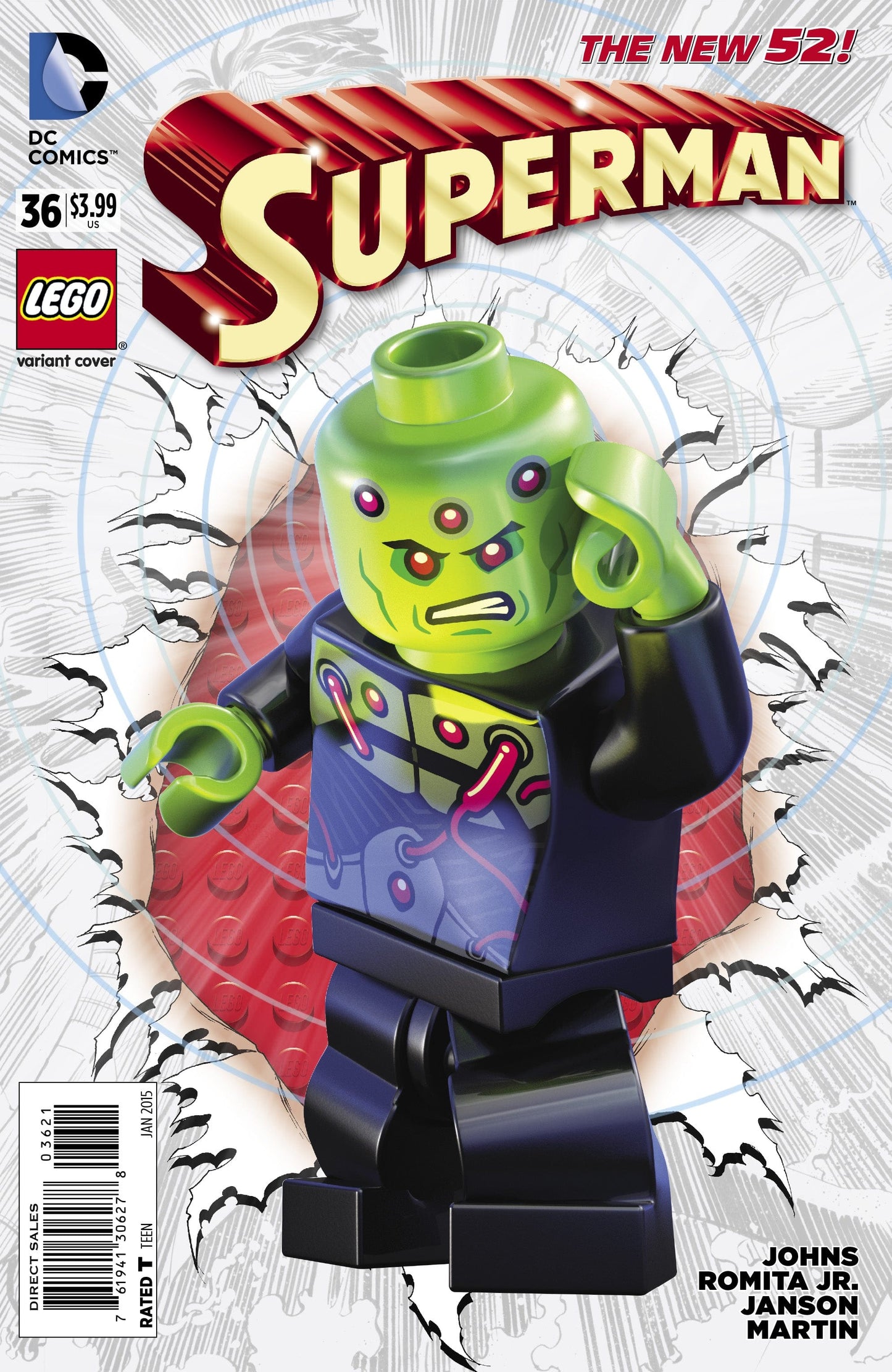 DC COMICS Comics SUPERMAN #36 LEGO VAR ED