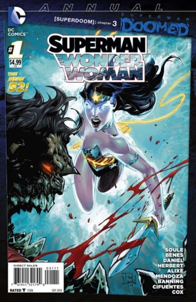 DC COMICS Comics Superman Wonder Woman Annual #1 (Doomed)