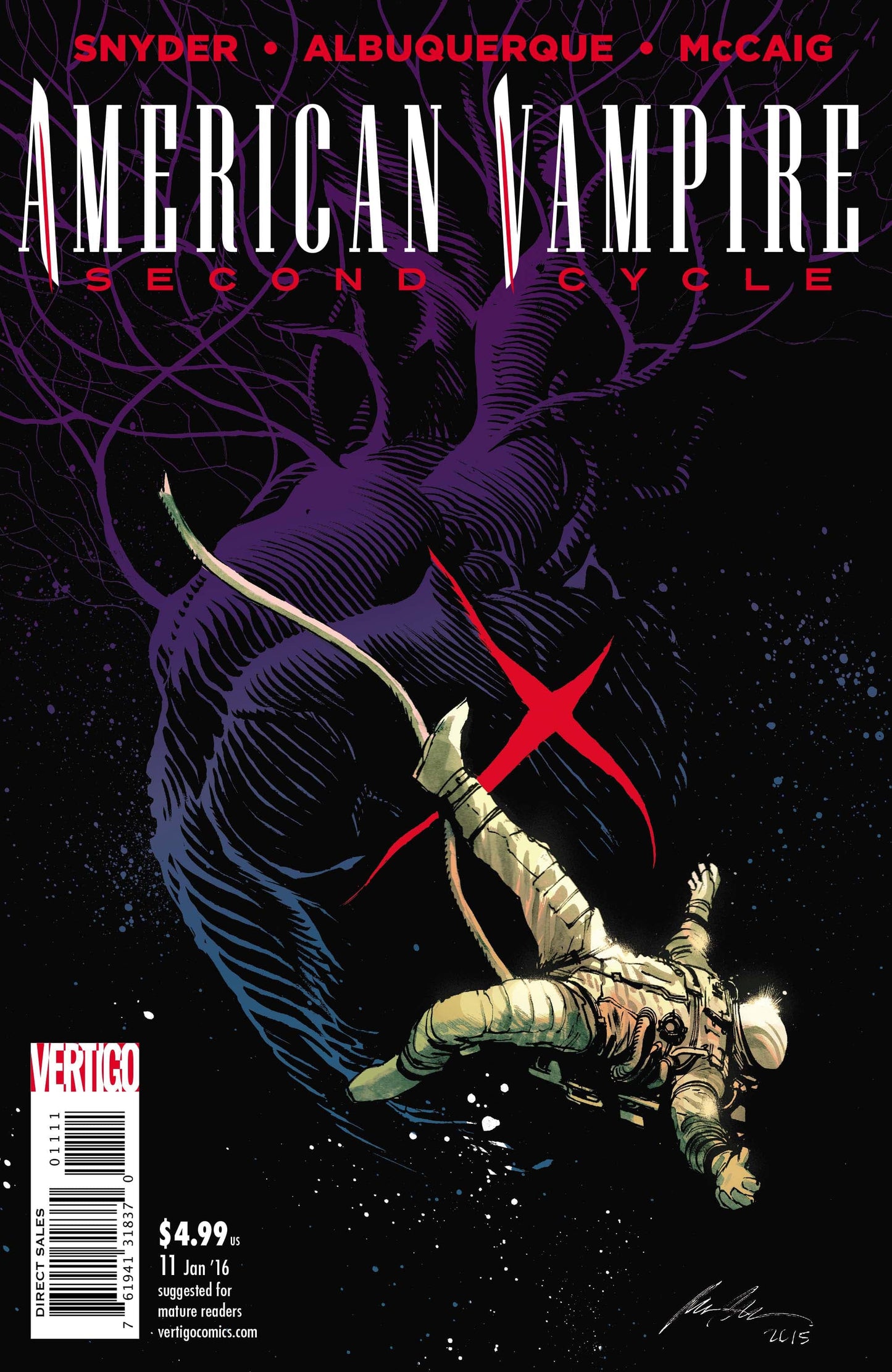 DC COMICS Comics VF+ AMERICAN VAMPIRE SECOND CYCLE #11 (RES) (MR) (NOTE PRICE)