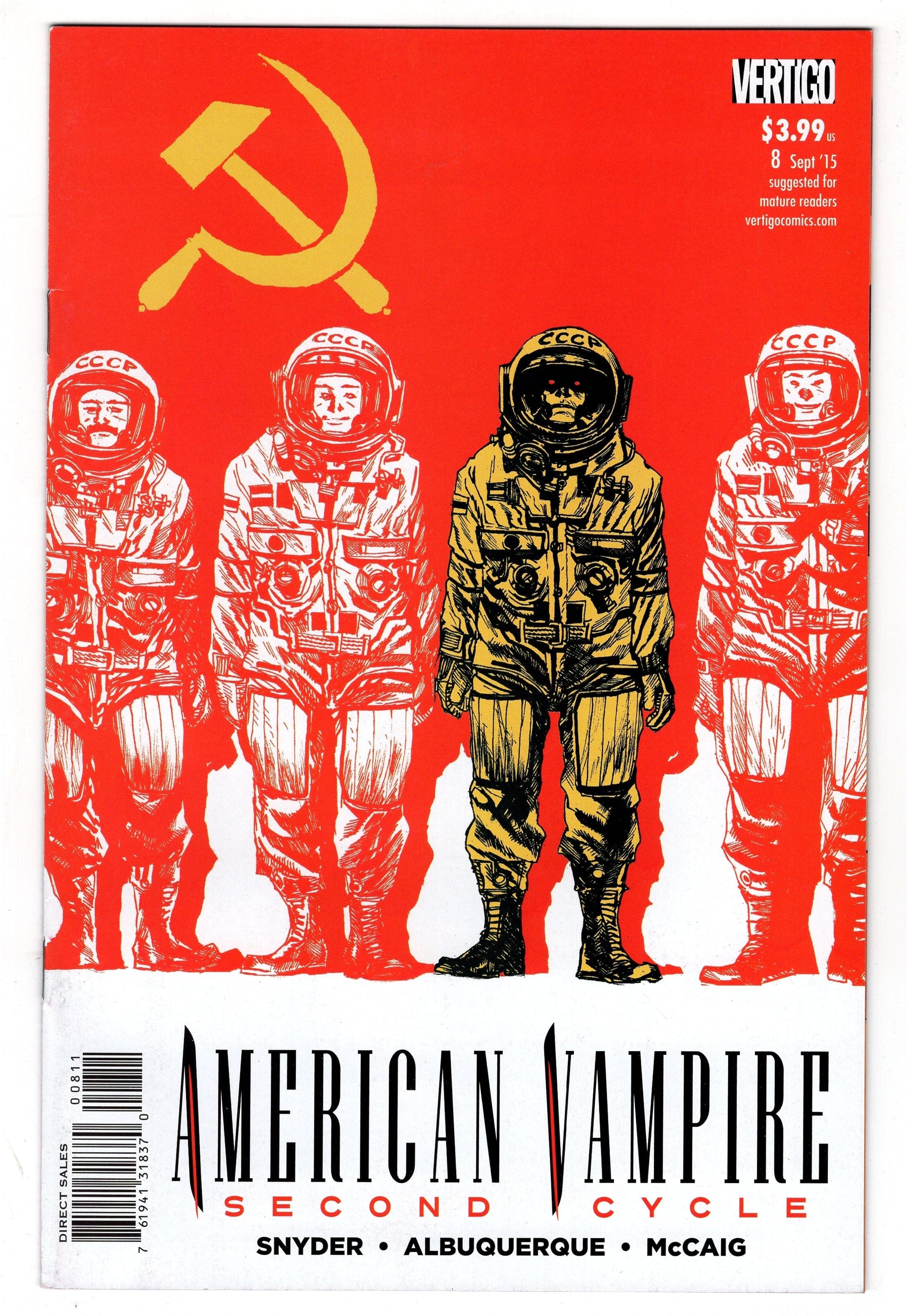DC COMICS Comics VF+ AMERICAN VAMPIRE SECOND CYCLE #8 (RES) (MR)