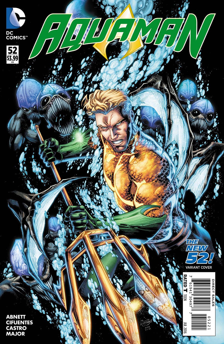 DC COMICS Comics VF+ AQUAMAN #52 VAR ED