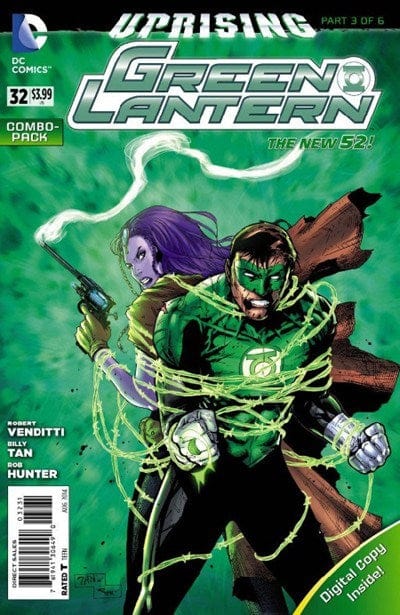 DC COMICS Comics VF GREEN LANTERN #32 COMBO PACK (UPRISING)