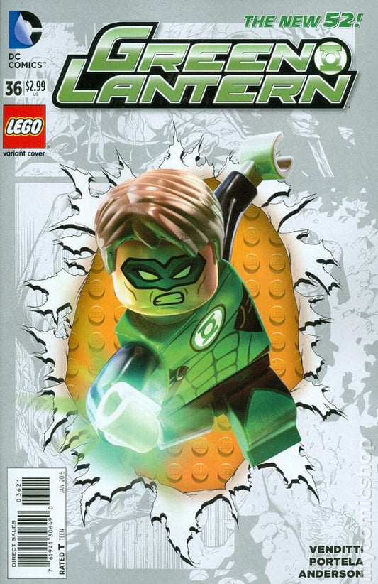 DC COMICS Comics VF GREEN LANTERN #36 LEGO VAR ED (GODHEAD)