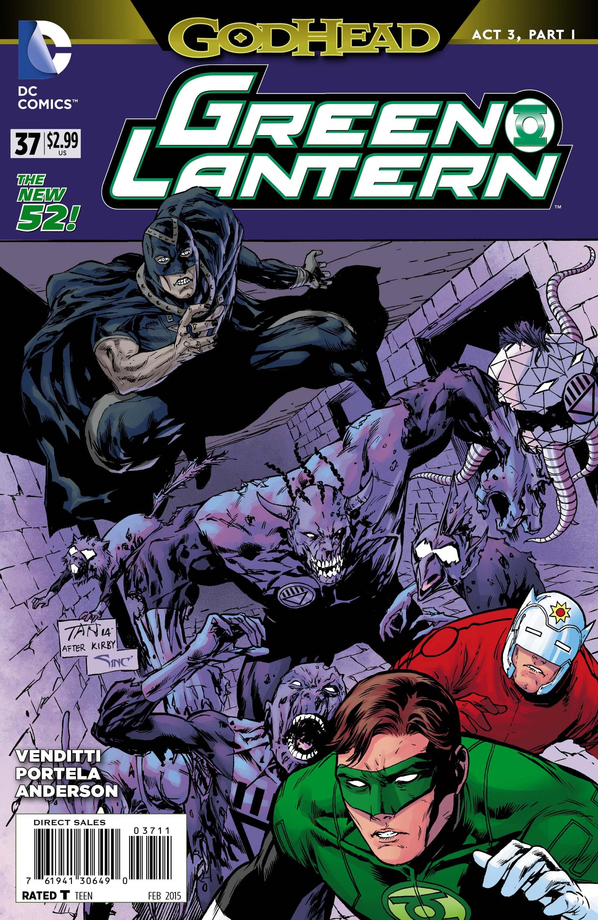 DC COMICS Comics VF GREEN LANTERN #37 (GODHEAD)