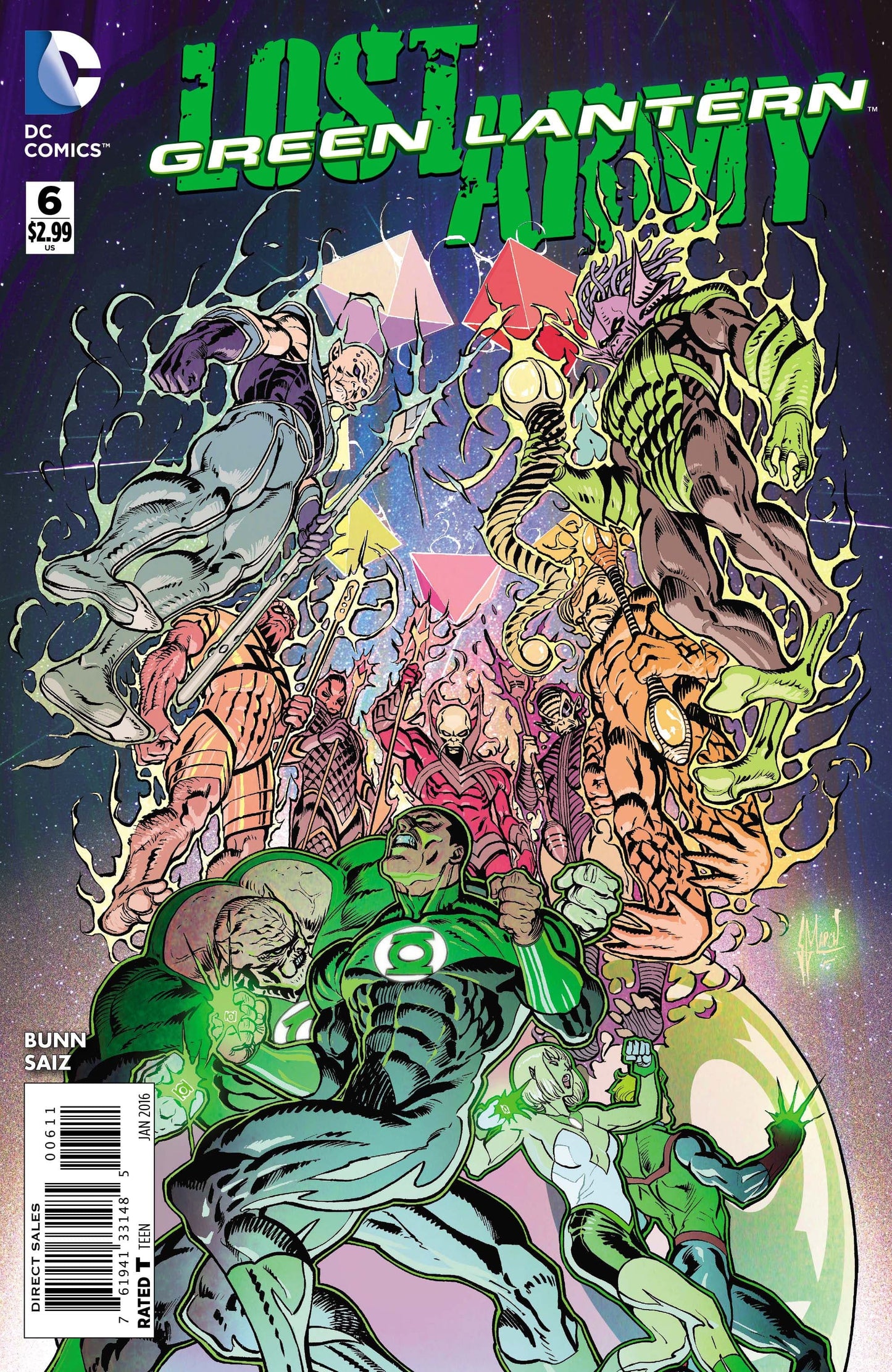 DC COMICS Comics VF GREEN LANTERN THE LOST ARMY #6