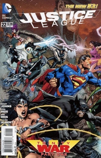 DC COMICS Comics VF+ JUSTICE LEAGUE #22 (TRINITY)