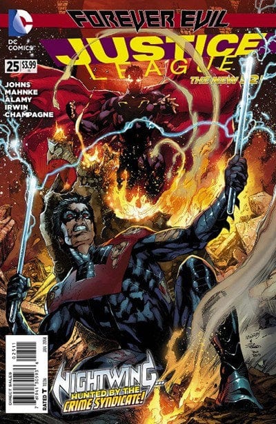 DC COMICS Comics VF+ JUSTICE LEAGUE #25 (EVIL)