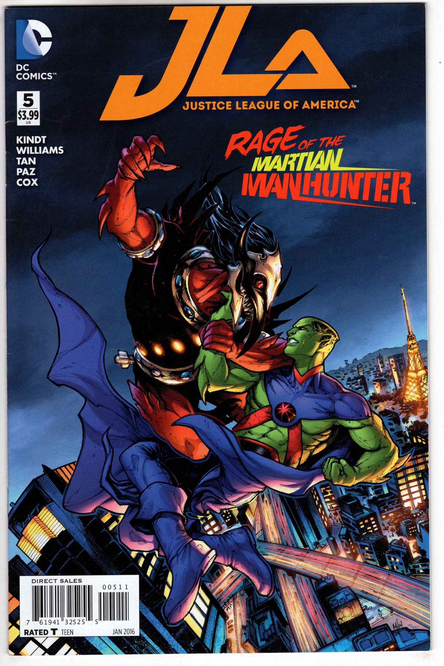 DC COMICS Comics VF+ JUSTICE LEAGUE OF AMERICA #5