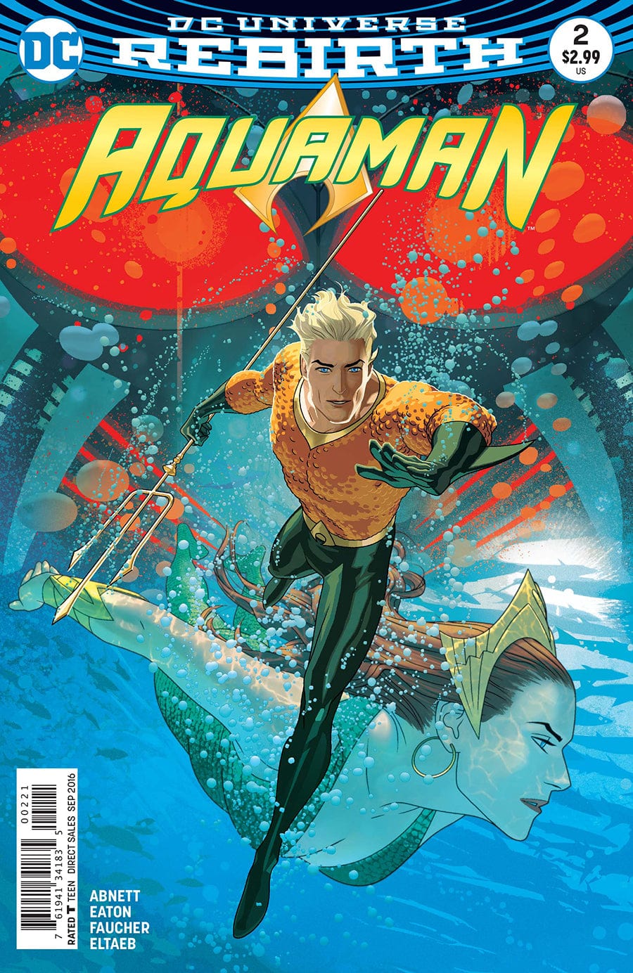 DC COMICS Comics VF/NM AQUAMAN #2 VAR ED