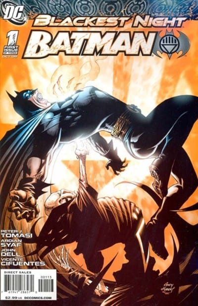 DC COMICS Comics VF/NM BLACKEST NIGHT BATMAN #1 (OF 3) 3RD PTG