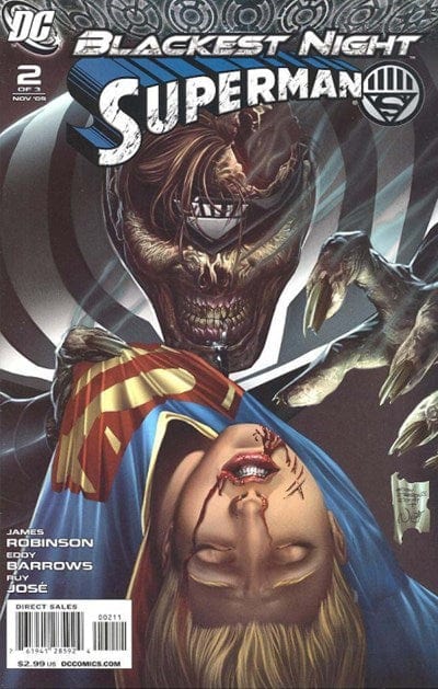 DC COMICS Comics VF/NM BLACKEST NIGHT SUPERMAN #2 (OF 3)