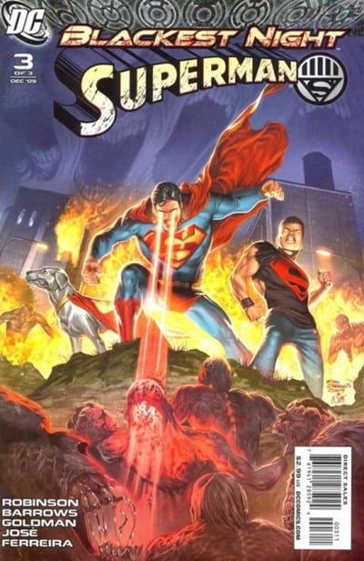 DC COMICS Comics VF/NM BLACKEST NIGHT SUPERMAN #3 (OF 3)