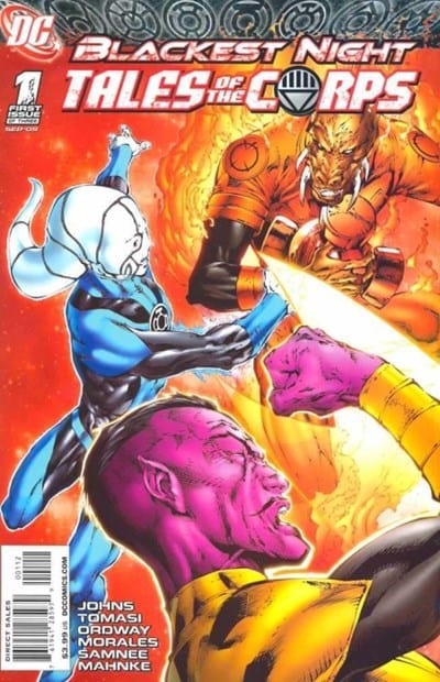 DC COMICS Comics VF/NM BLACKEST NIGHT TALES OF THE CORPS #1 (OF 3) 2ND PTG