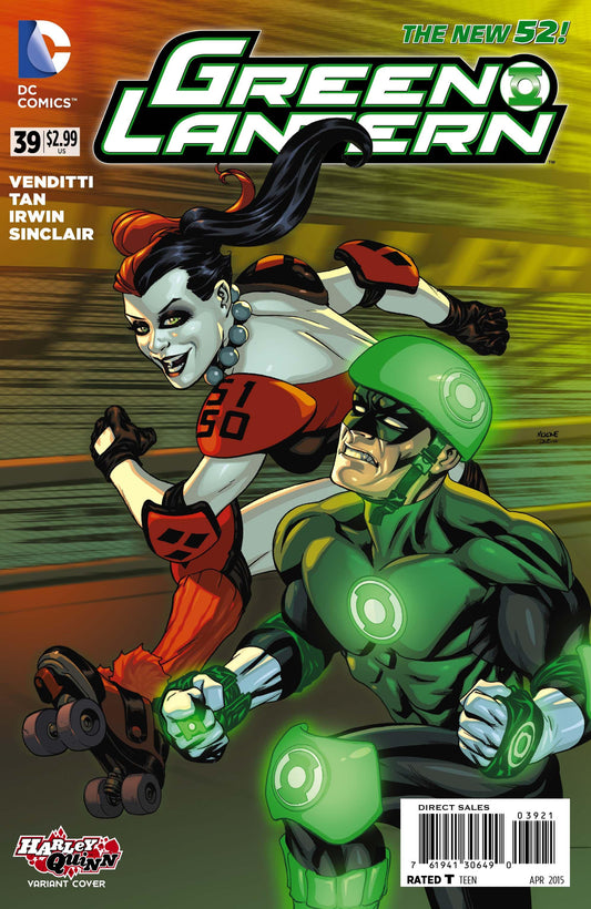 DC COMICS Comics VF/NM GREEN LANTERN #39 HARLEY QUINN VAR ED