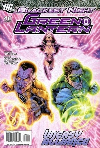 DC COMICS Comics VF/NM GREEN LANTERN #46 (BLACKEST NIGHT)(4TH SERIES)