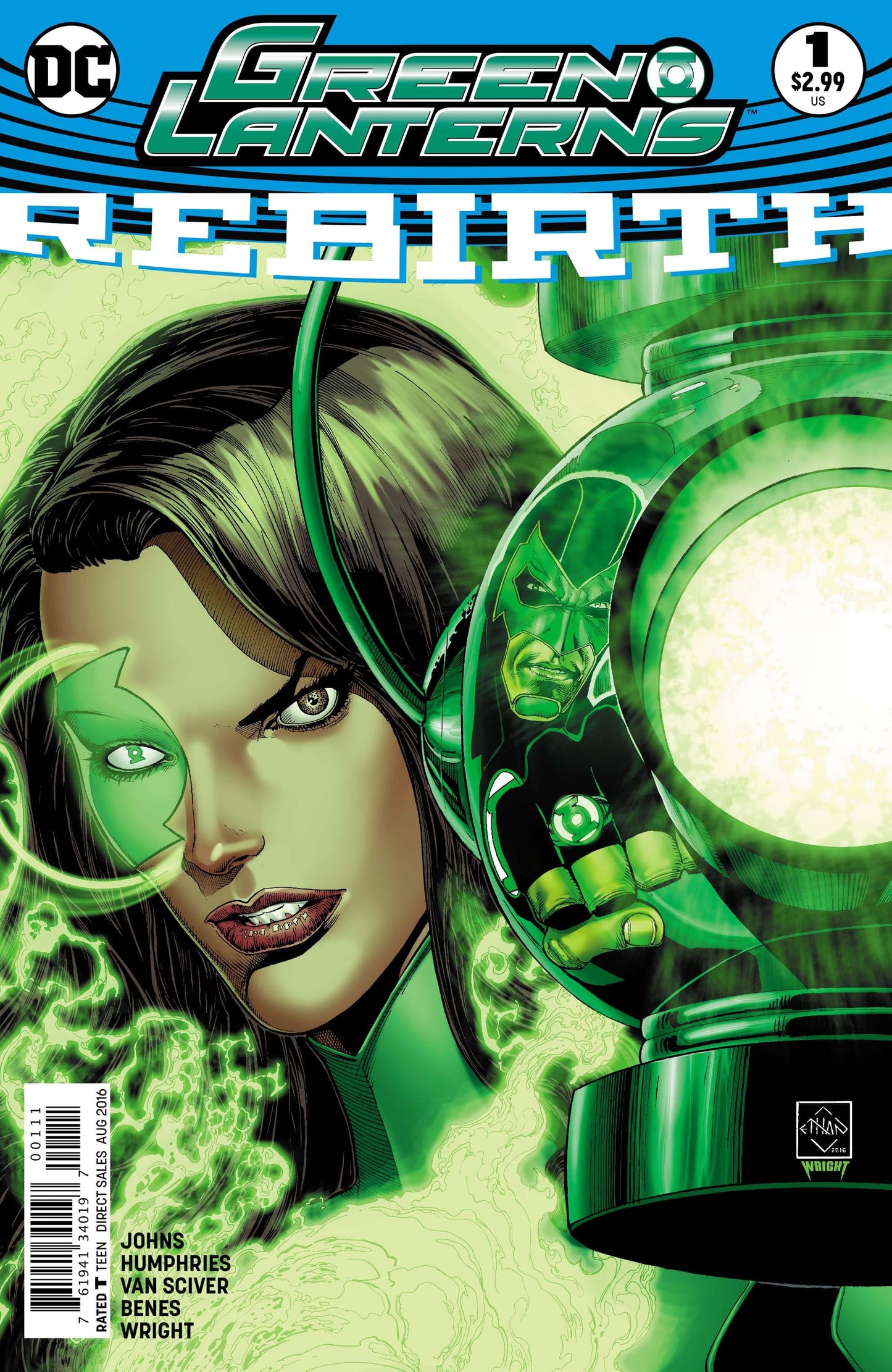DC COMICS Comics VF/NM GREEN LANTERNS REBIRTH #1