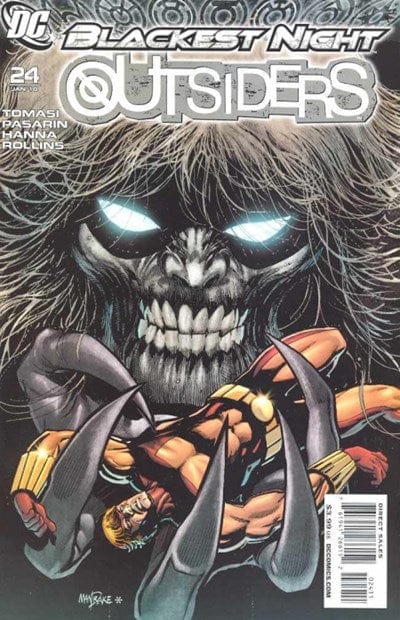 DC COMICS Comics VF/NM OUTSIDERS #24 (BLACKEST NIGHT)
