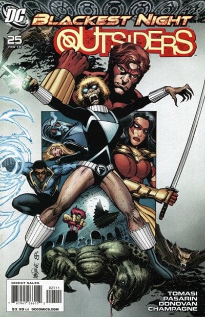 DC COMICS Comics VF/NM OUTSIDERS #25 (BLACKEST NIGHT)