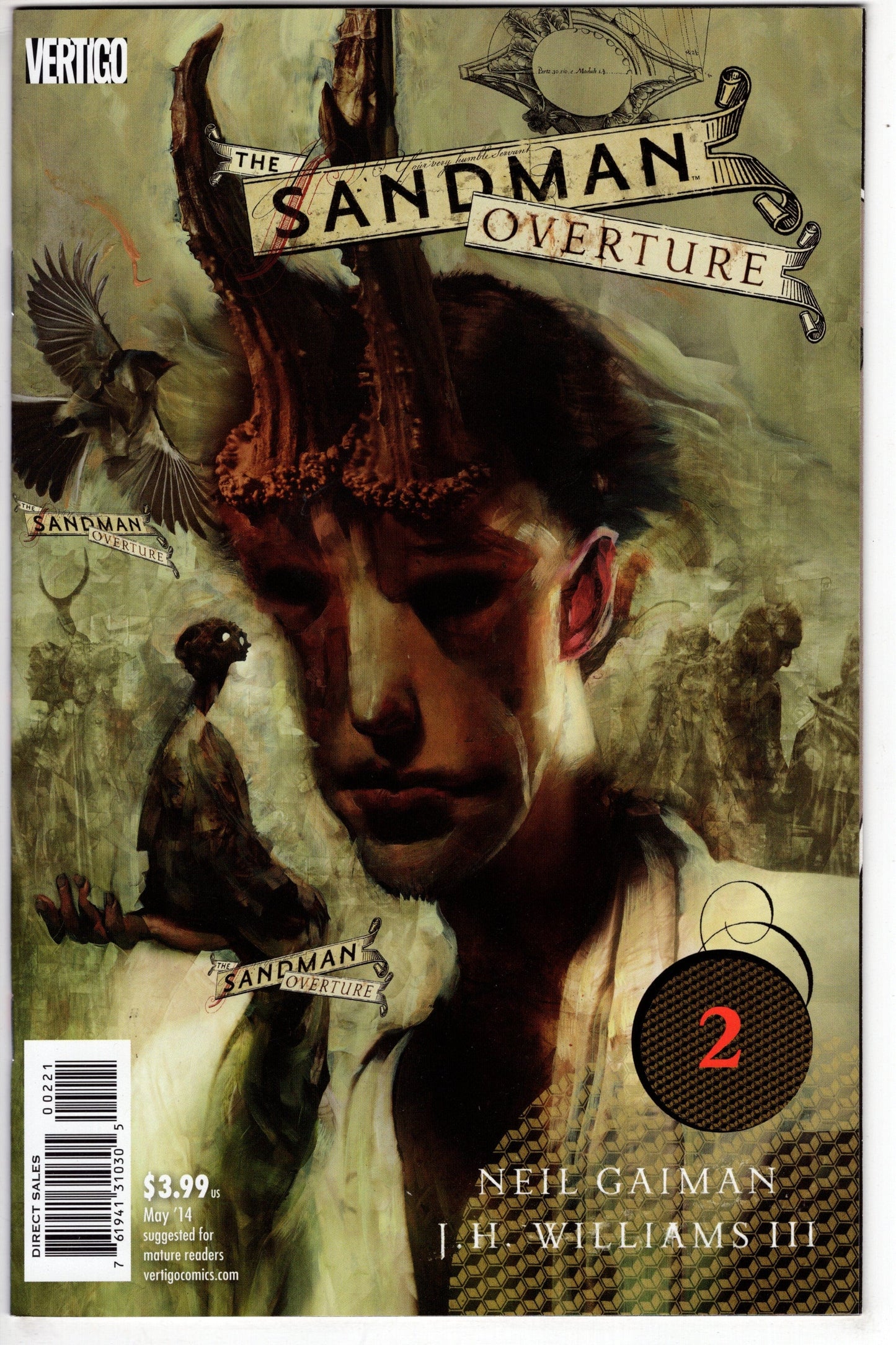 DC COMICS Comics VF+ SANDMAN OVERTURE #2 (OF 6) CVR B (RES) (MR)