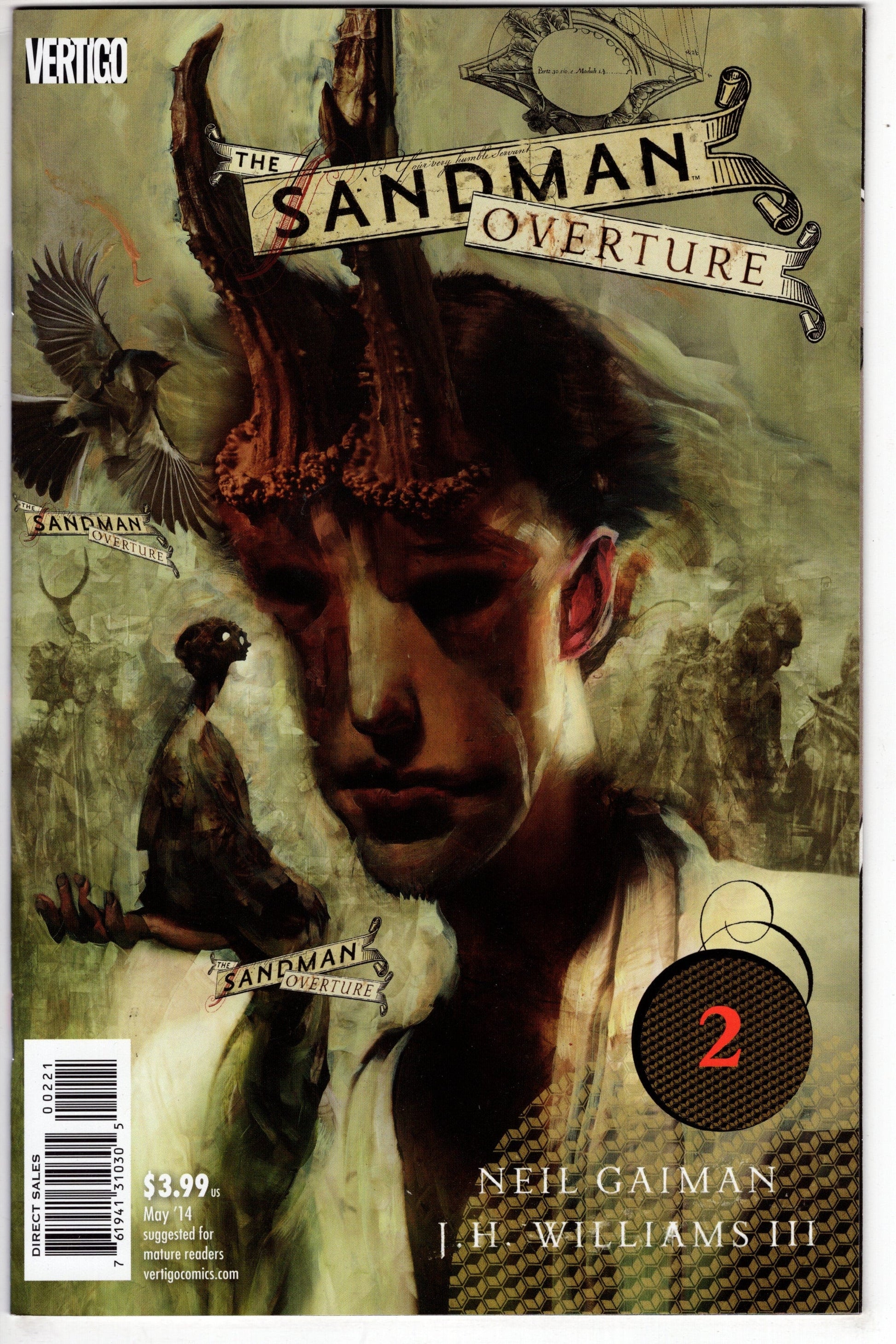 DC COMICS Comics VF+ SANDMAN OVERTURE #2 (OF 6) CVR B (RES) (MR)