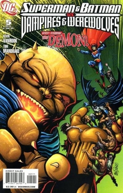 DC COMICS Comics VF+ SUPERMAN BATMAN VS VAMPIRES WEREWOLVES #5 (OF 6)