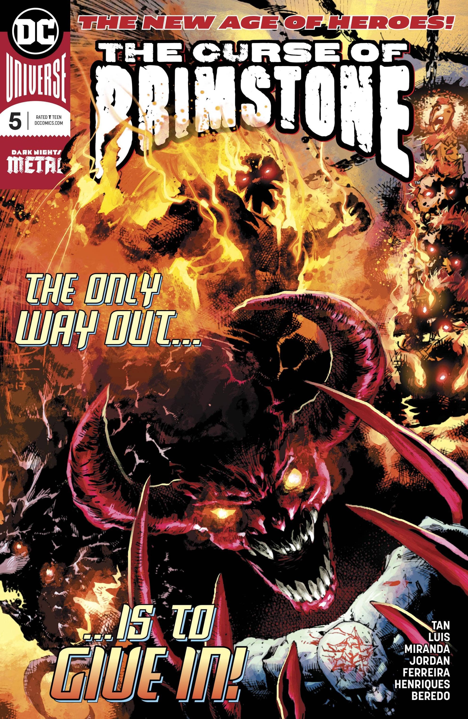 DC COMICS CURSE OF BRIMSTONE #5