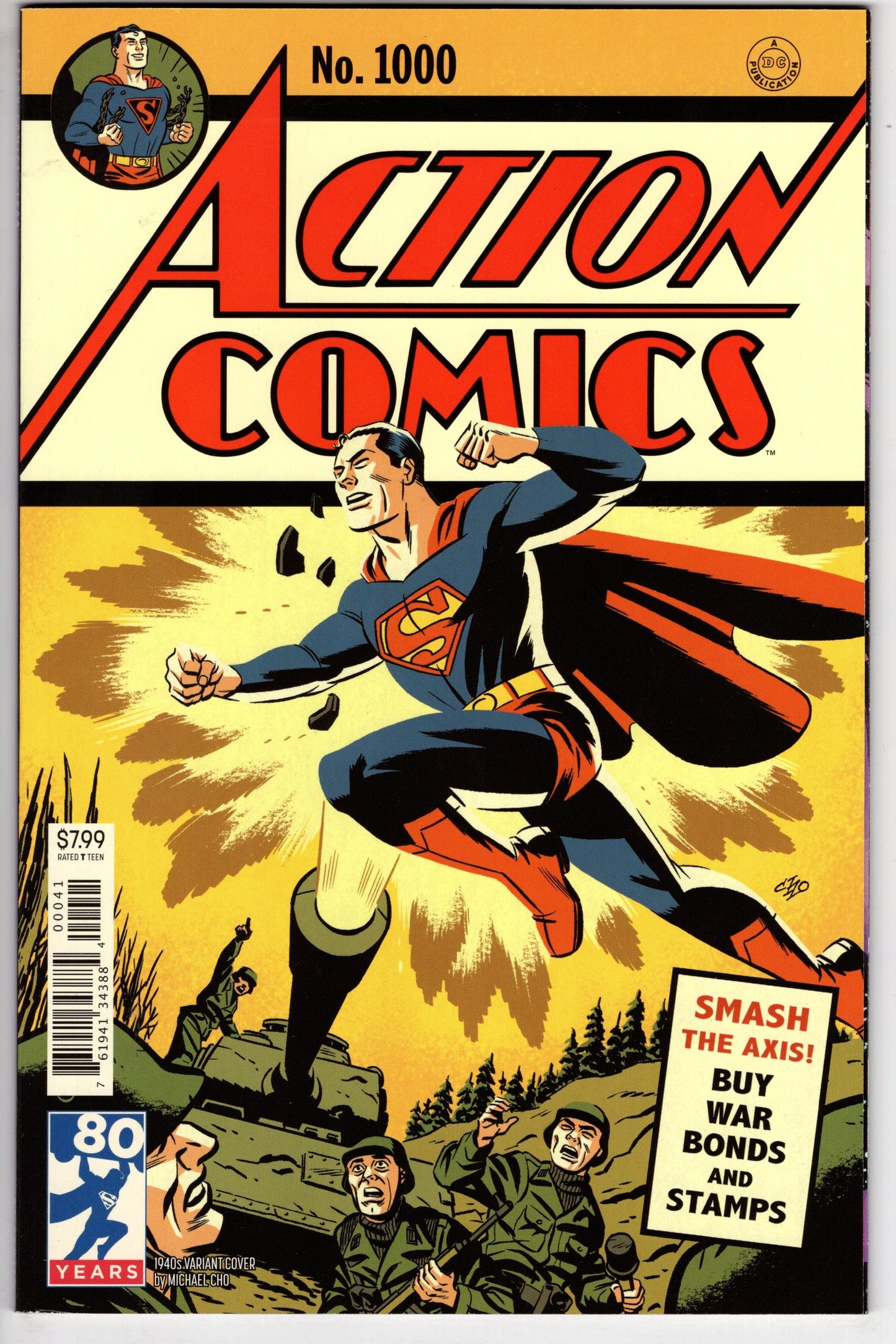 Dc Comics DC COMICS ACTION COMICS #1000 1940S VAR ED