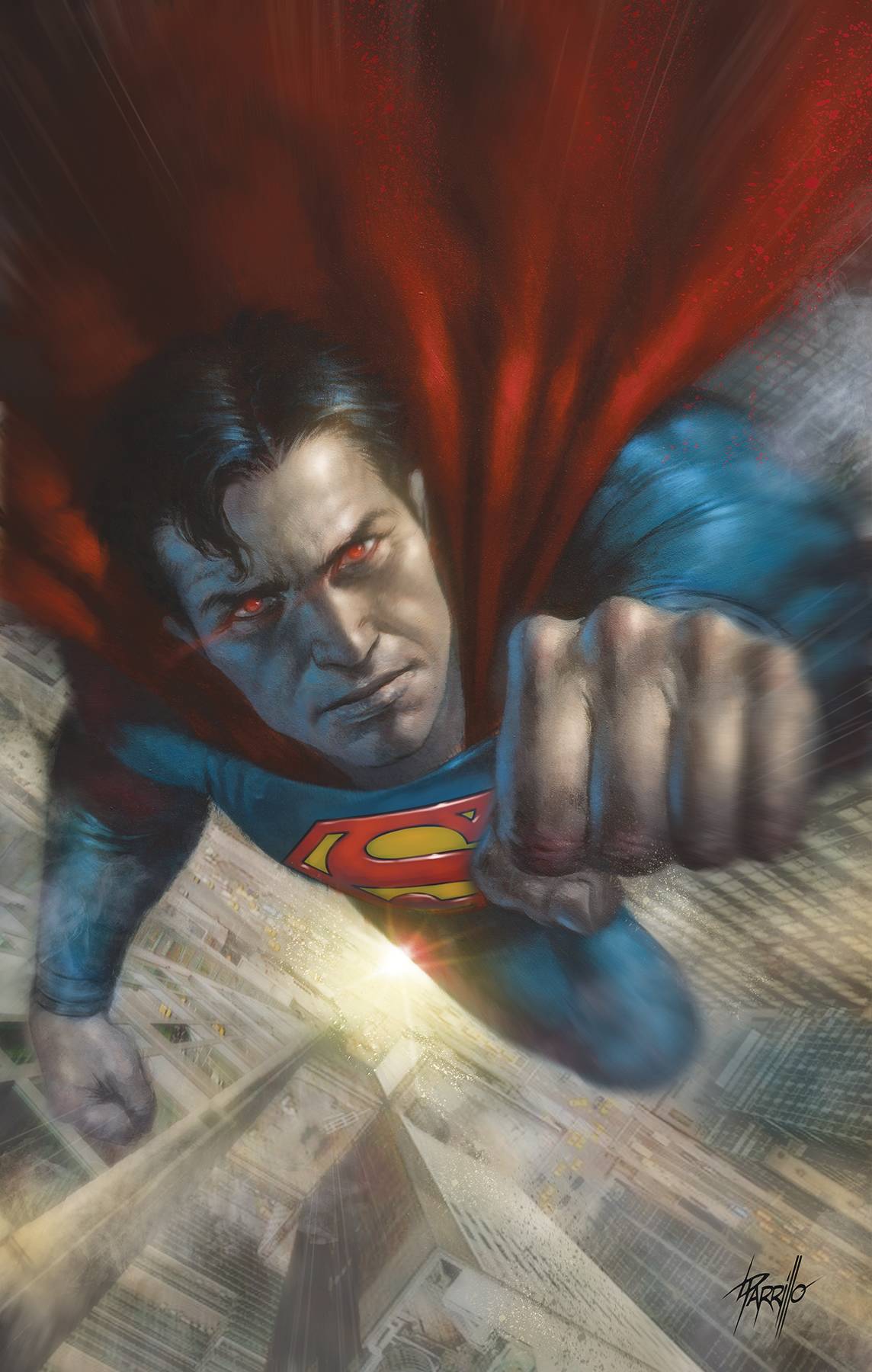 DC COMICS DC COMICS ACTION COMICS #1020 CARD STOCK L PARRILLO VAR ED