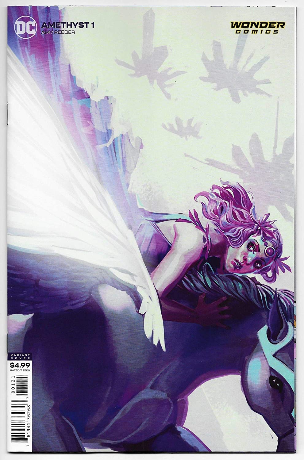 DC COMICS DC COMICS AMETHYST #1 CARD STOCK STEPHANIE HANS VAR ED