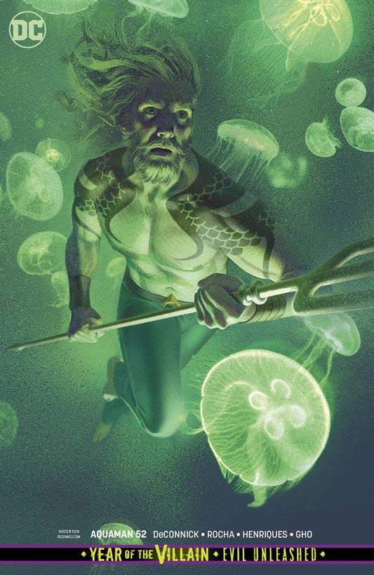 DC COMICS DC COMICS AQUAMAN #52 CARD STOCK VAR ED YOTV