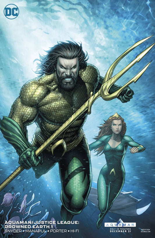 Dc Comics Dc Comics AQUAMAN JUSTICE LEAGUE DROWNED EARTH #1 VAR ED