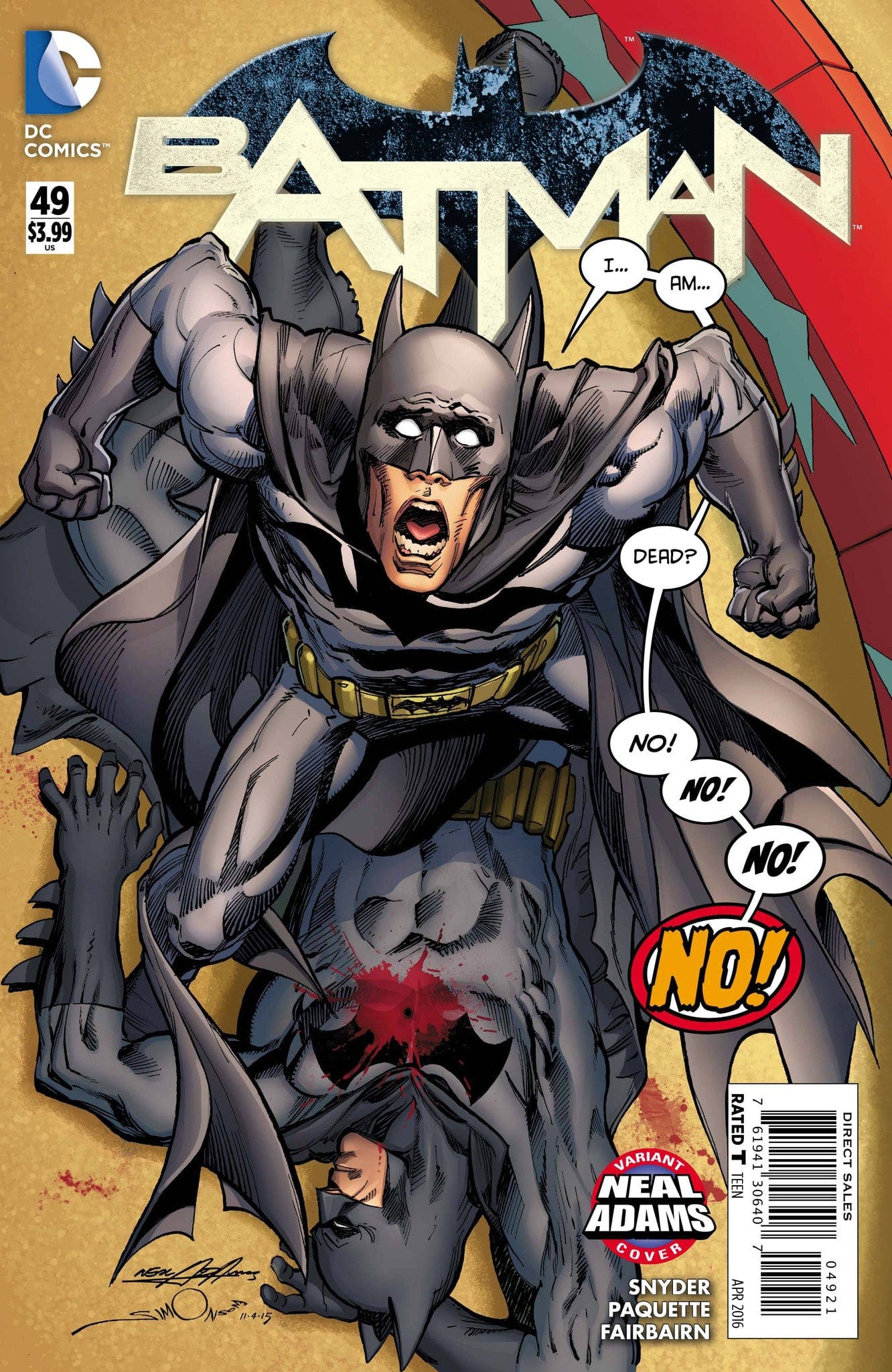 Dc Comics Dc Comics BATMAN #49 NEAL ADAMS VAR ED