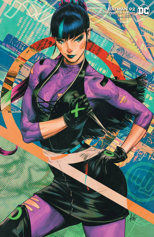 DC COMICS DC COMICS BATMAN #92 CARD STOCK FRANCESCO MATTINA VAR ED