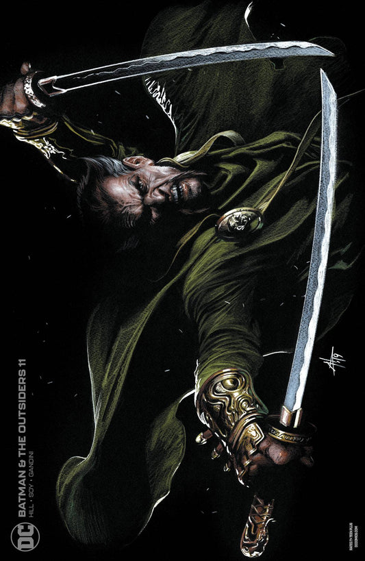 DC COMICS DC COMICS BATMAN AND THE OUTSIDERS #11 CARD STOCK DELL OTTO VAR ED