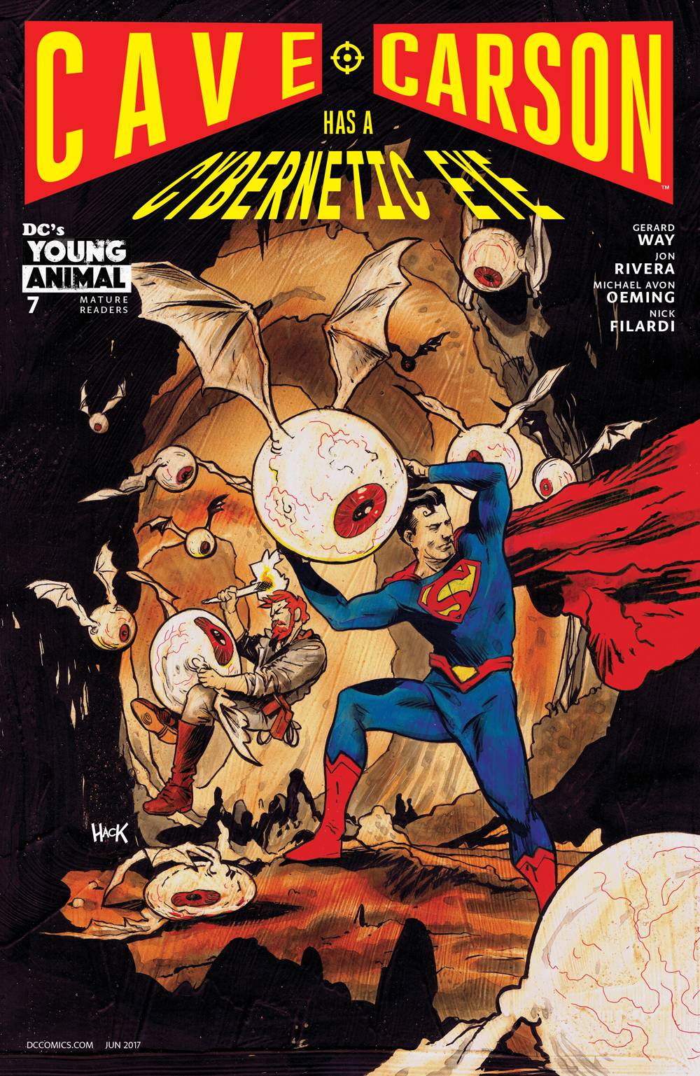 Dc Comics Dc Comics CAVE CARSON HAS A CYBERNETIC EYE #7 VAR ED (MR)