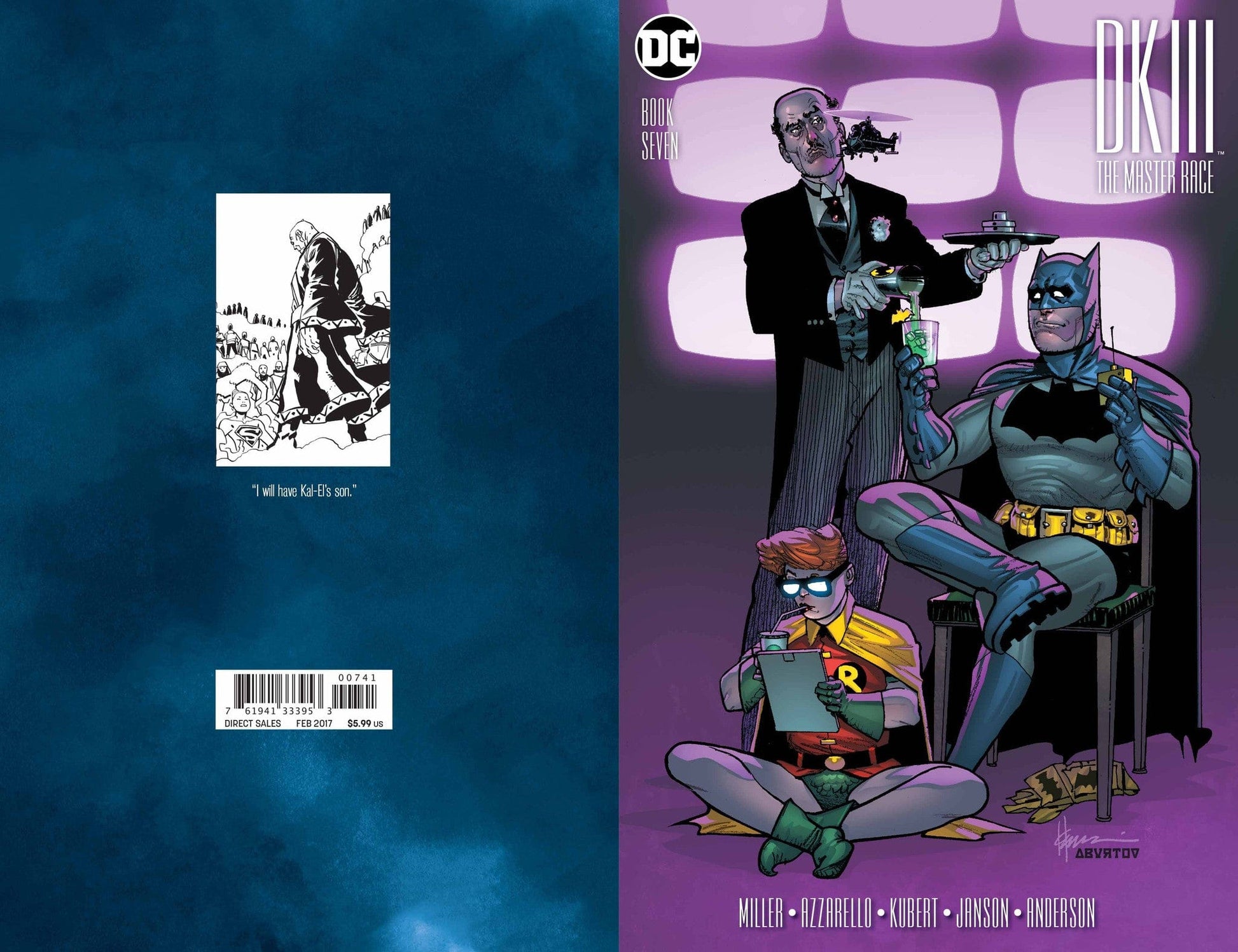 Dc Comics Dc Comics DARK KNIGHT III MASTER RACE #7 (OF 9) CHAYKIN VAR ED