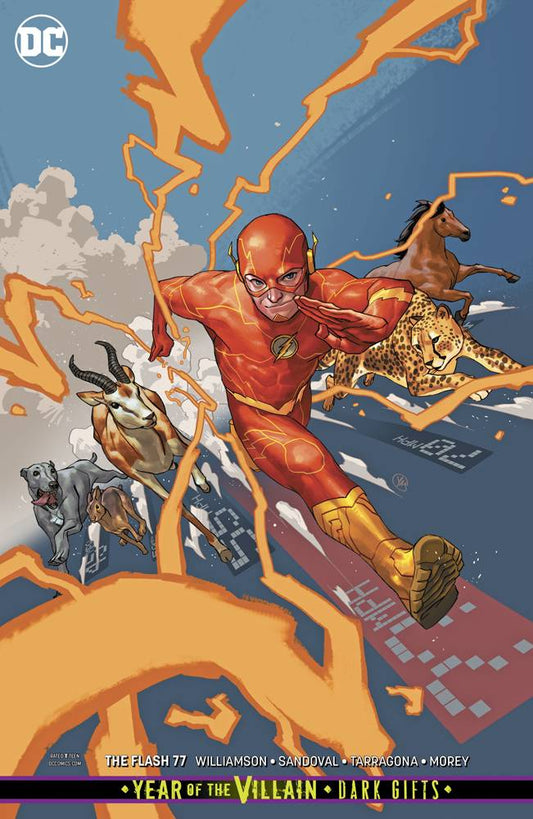 DC COMICS DC COMICS FLASH #77 CARD STOCK VAR ED YOTV DARK GIFTS