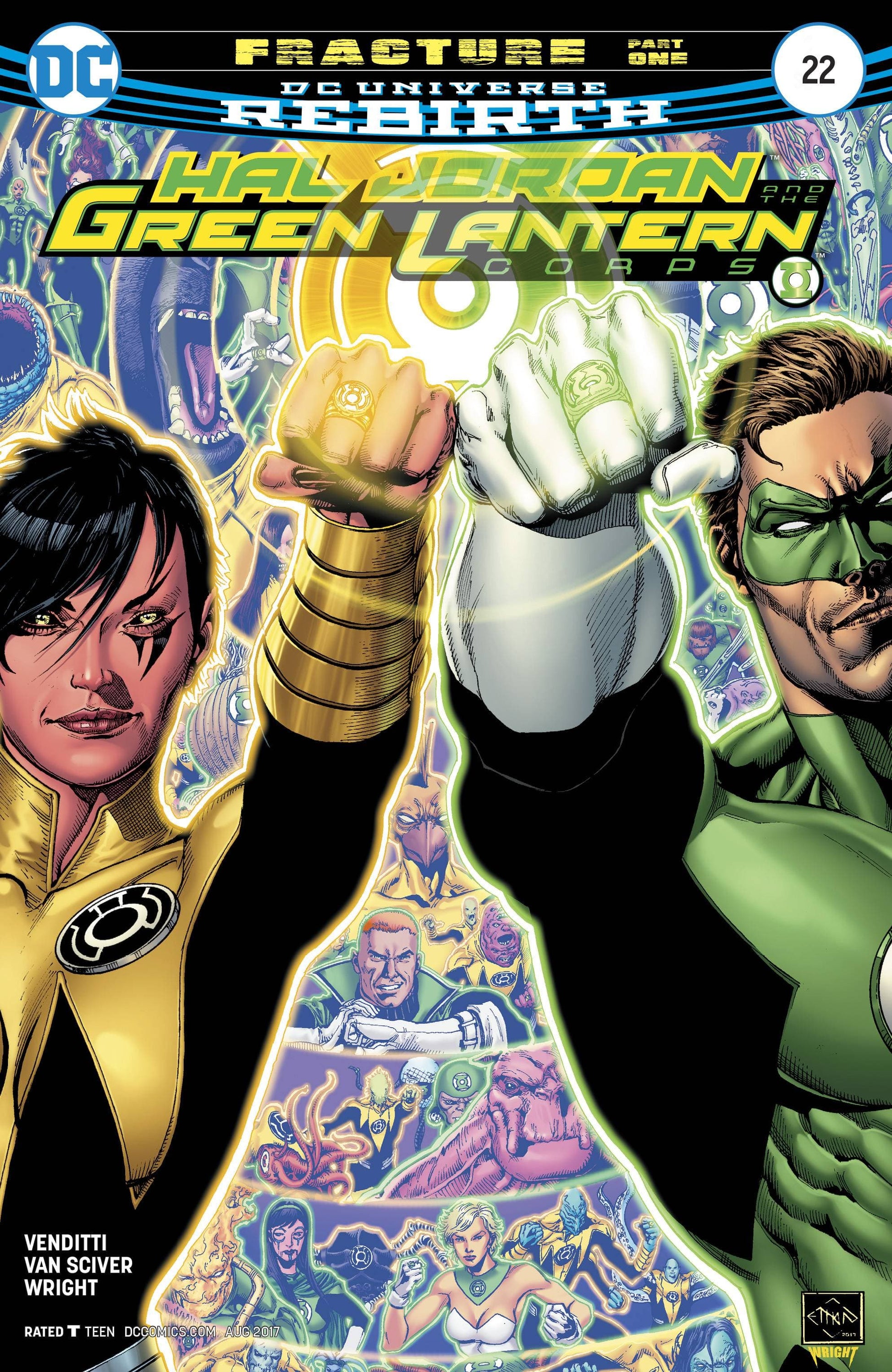 Dc Comics Dc Comics HAL JORDAN AND THE GREEN LANTERN CORPS #22