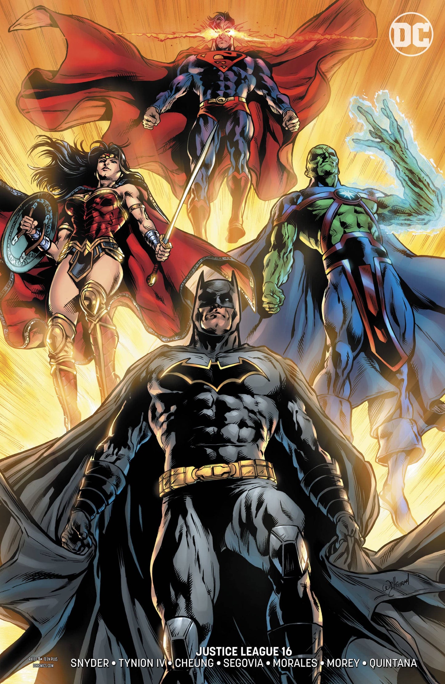 Dc Comics dc comics JUSTICE LEAGUE #16 VAR ED