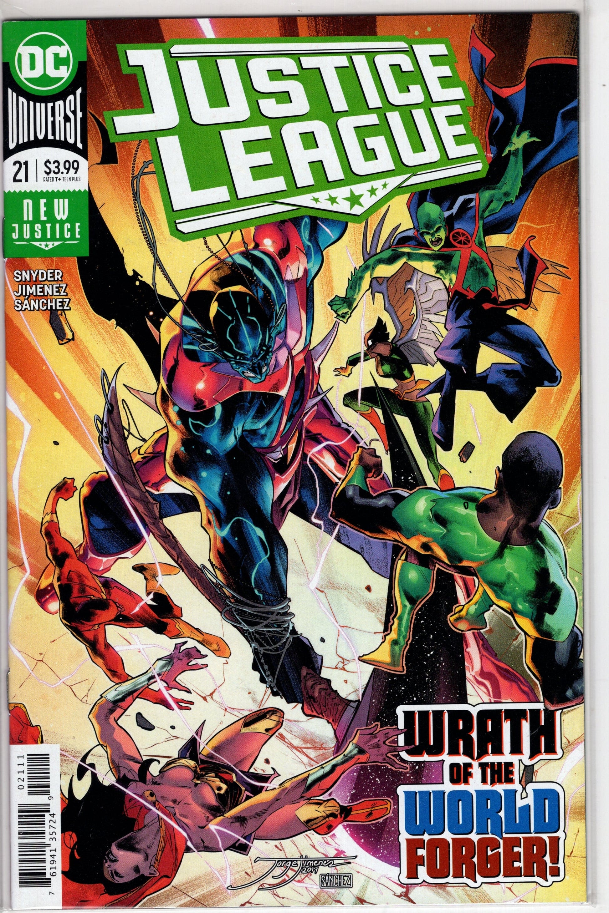 DC COMICS DC COMICS JUSTICE LEAGUE #21