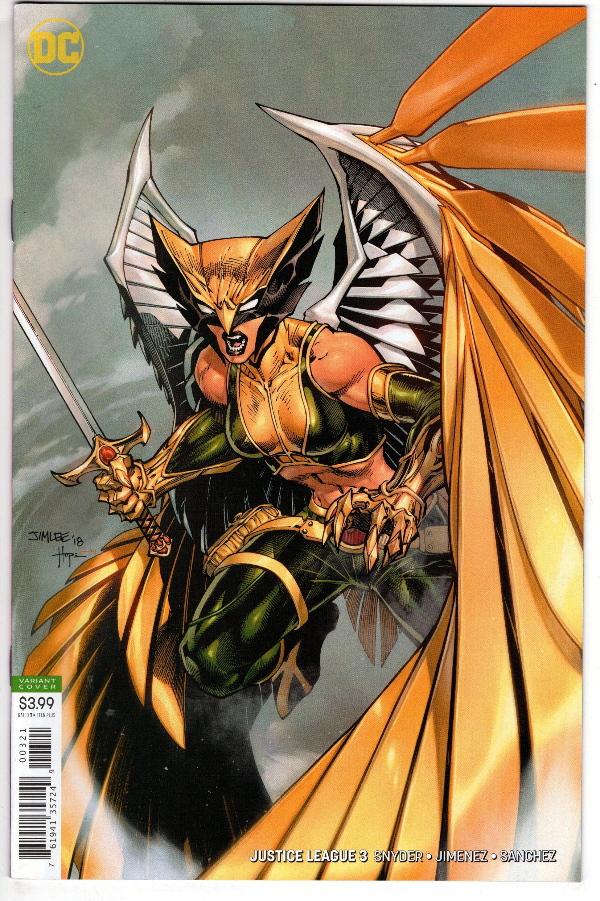 Dc Comics Dc Comics JUSTICE LEAGUE #3 VAR ED